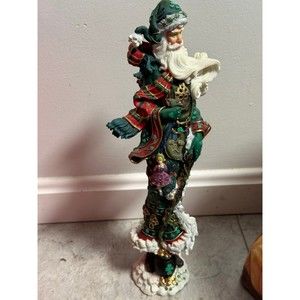 LENOX SHAMROCK SANTA 2001 COLLECTIBLE RETIRED 13" Irish Santa